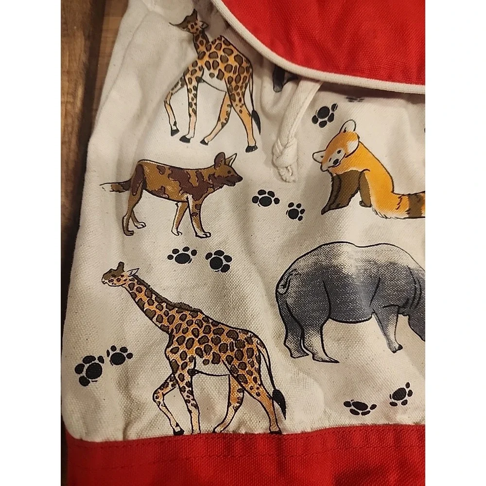 Knoxville Zoo Animal‎ Drawstring Vintage Kids Backpack